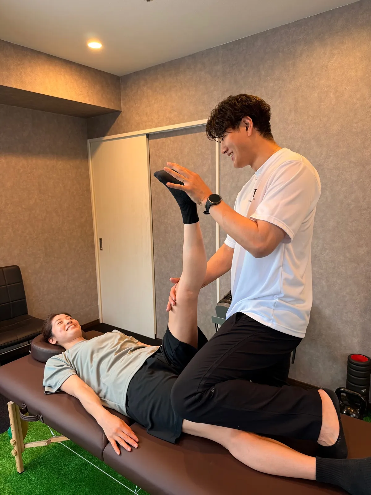パーソナルストレッチの様子